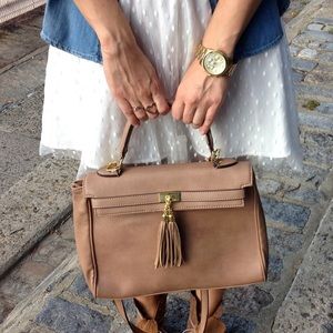 Aldo tan/beige handbag crossbody